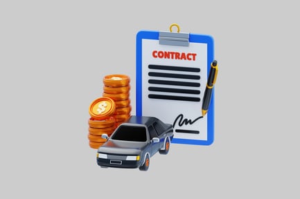 Preview: Car purchase contract and funds
