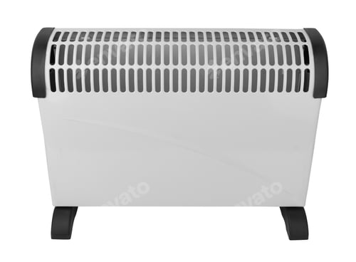 Preview: Electric convector isolated on a white background