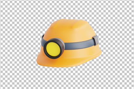 Preview: Miner Helmet 3D Icon