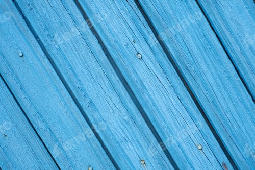 Preview: Blue old painted background made of wooden boards
