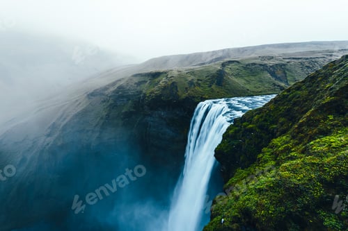 Preview: Famous Skogafoss waterfall