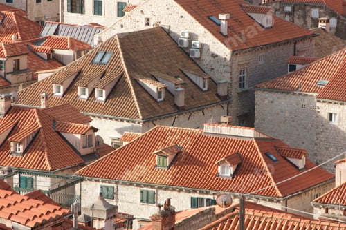 Preview: Architecture of rooftops in Dubrovnik