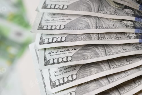 Preview: Stack of United States Hundred Dollar Bills