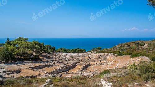 Preview: Panoramic view of Ancient Kamiros in Crete
