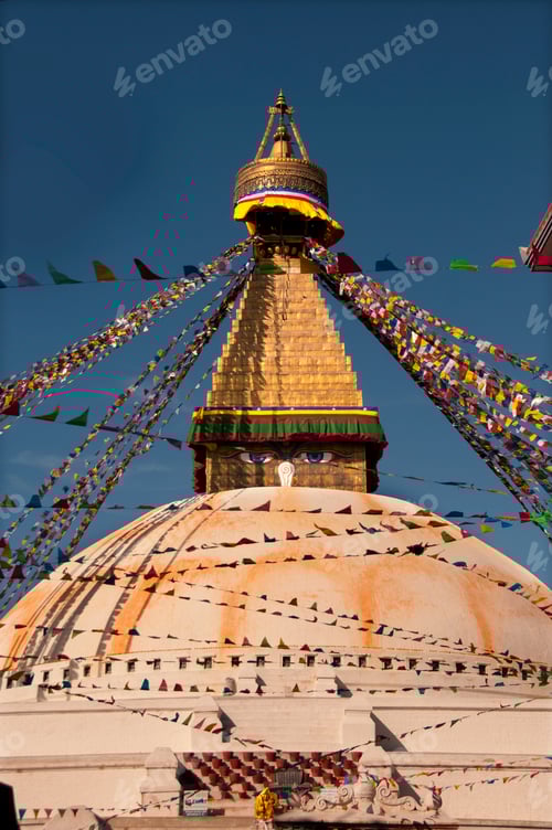 Preview: Boudhanath Stupa in Kathmandu, Nepal, UNESCO World Heritage Site.
