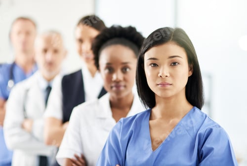 Preview: Your health is of the utmost importance. Shot of doctors in a hospital.