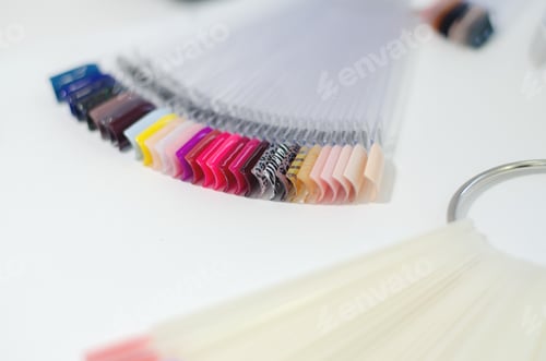 Preview: Nail color palette. Color palette