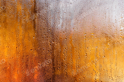 Preview: drops of water on wet glass. abstract background