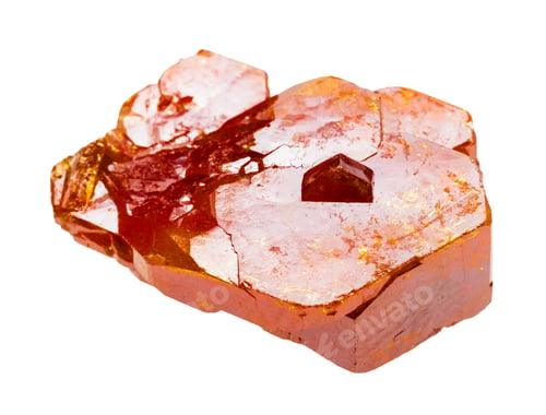 Preview: unworked vanadinite crystal mineral isolated