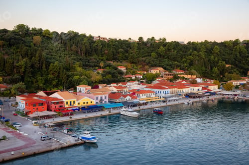 Preview: Katakolon Market in a touristic town by Ionian Sea. Katakolo, Greece.