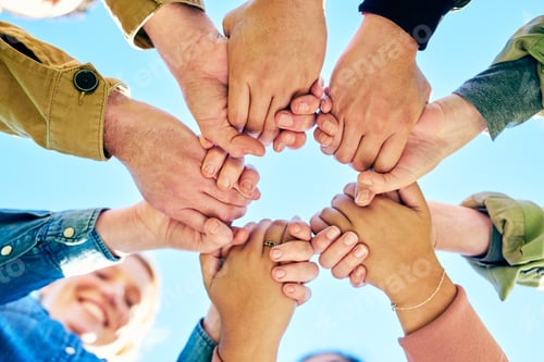 Preview: The unified group. Shot of a group of young students enjoying the day outside together.