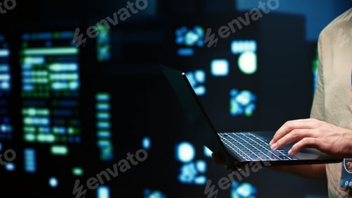 Preview: Developer doing server system upkeep