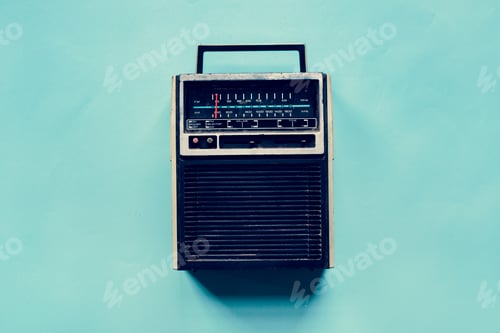 Preview: Radio receiver broadcast channel vintage tuner