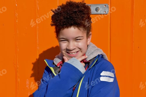 Preview: tomboy mixed race cheeky girl