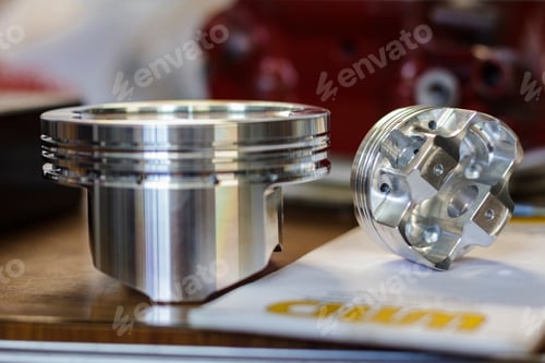 Preview: Billet pistons on a table
