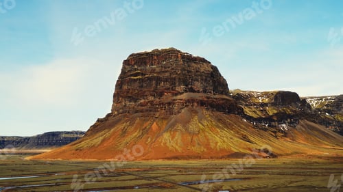Preview: Aerial view of fantastic mountain top