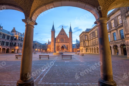 Preview: The Hague, Netherlands at the Ridderzaal in the morning time.