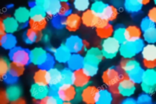 Preview: Nature Pattern- Light Bokeh Background. Celebratory Mood Magic Effect. Decorations Holiday- Design