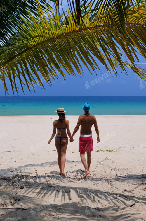 Vista previa: Couple On A Tropical Beach