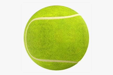 Preview: Realistic Textured Tennis Ball