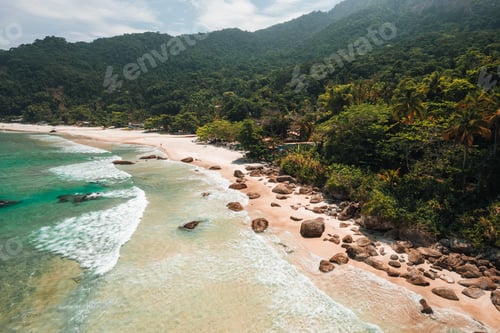 Preview: Big island Ilha Grande aventureiro beach Angra dos Reis, Rio de Janeiro, Brazil