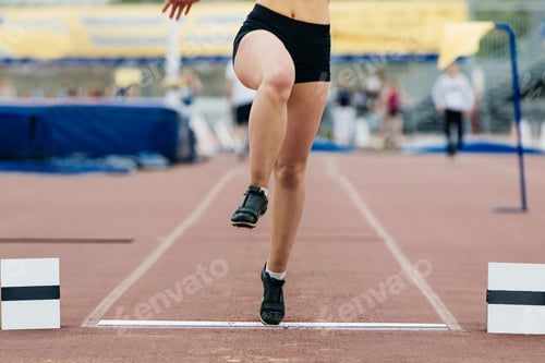 Preview: Girl Athlete Long Jump