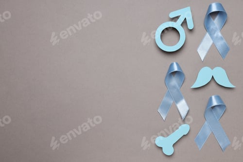 Preview: Odessa, Ukraine - 04.10.2023: Movember, Prostate Cancer Awareness