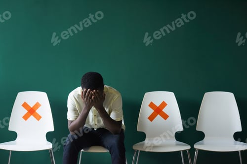 Preview: African American Man Suffering Stress