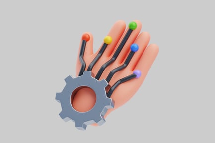 Preview: Hand gear with colorful sensors