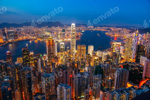 Preview: Hong Kong Skyline at Dusk