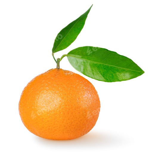 Preview: Isolated tangerine