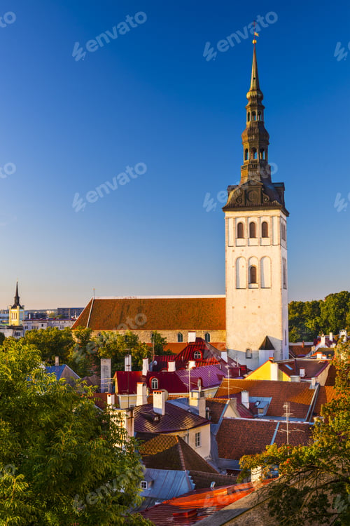 Preview: Tallinn, Estonia Old City View.