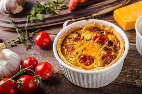 Preview: Mini quiche with sausage