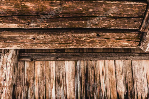 Preview: brown weathered textured wooden planks