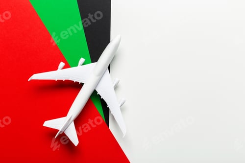 Preview: Miniature airplane travel theme