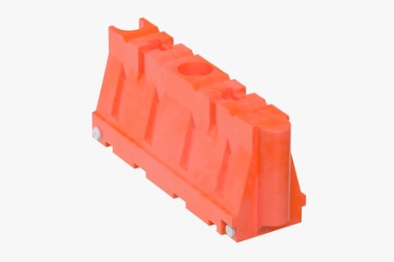 Preview: Plastic Road Safety Barrier - Traffic Control