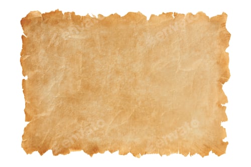 Preview: Aged Parchment Paper with Textured and Torn Edges