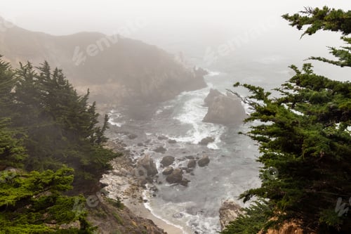 Preview: Rocky Pacific Ocean Overlook in California