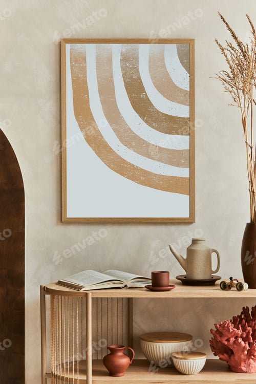 Preview: Creative composition of living room interior design