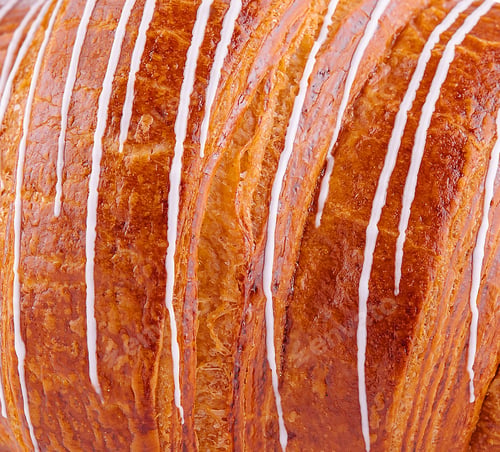 Preview: Fresh italian croissant filled by vanilla cream