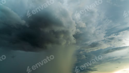 Preview: thunder storm sky Rain clouds