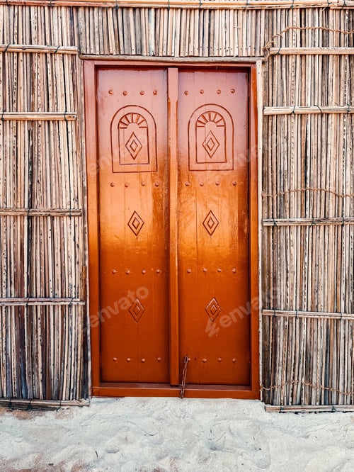 Preview: Traditional arabic village house door
