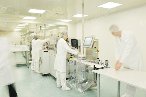 Preview: Medical Pills Industry Factory And Production Indoor