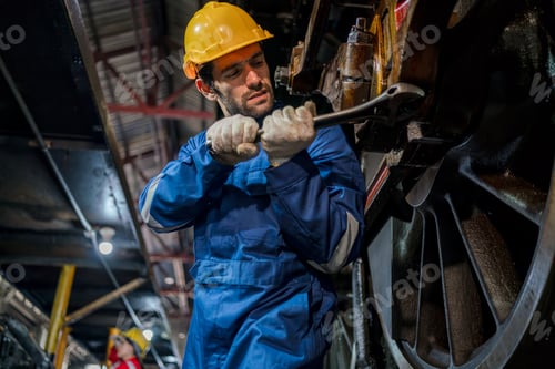 Preview: Engineer checking construction process railway and checking work on railroad station