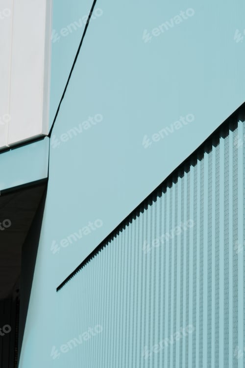 Preview: Modern building facade creating abstract geometric patterns