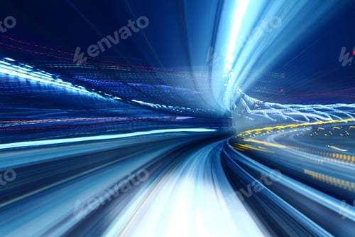 Preview: Truck Light Trail Of Train