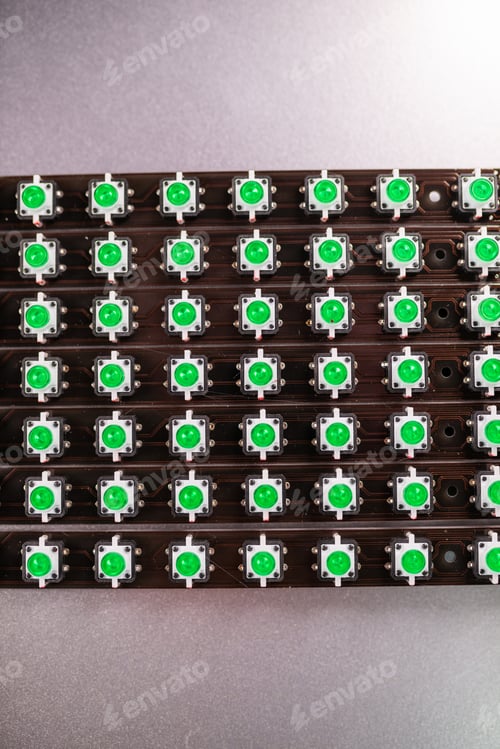 Preview: Panel of LED light indicators is in the production
