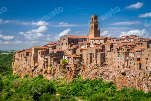 Preview: Pitigliano city on the cliff, Italy