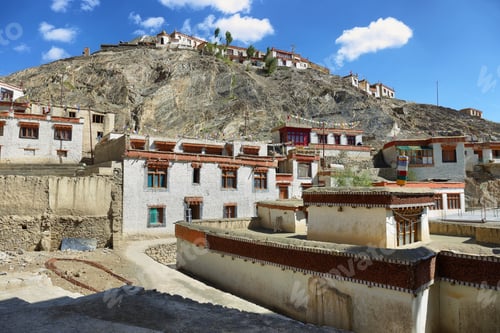 Preview: Lamayuru Buddhist Monastery nestled within the Indian Himalayan region of Ladakh, India