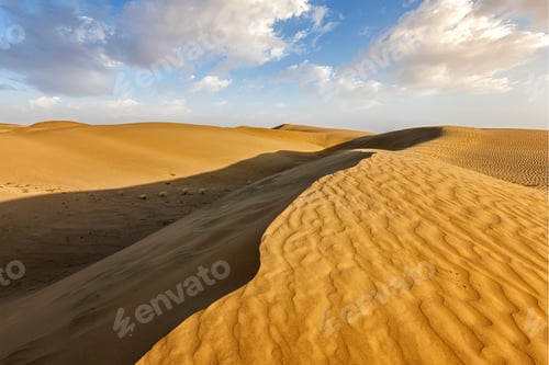 Preview: Sand dunes in desert